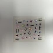 3D Sticker farbig weiss XF 403